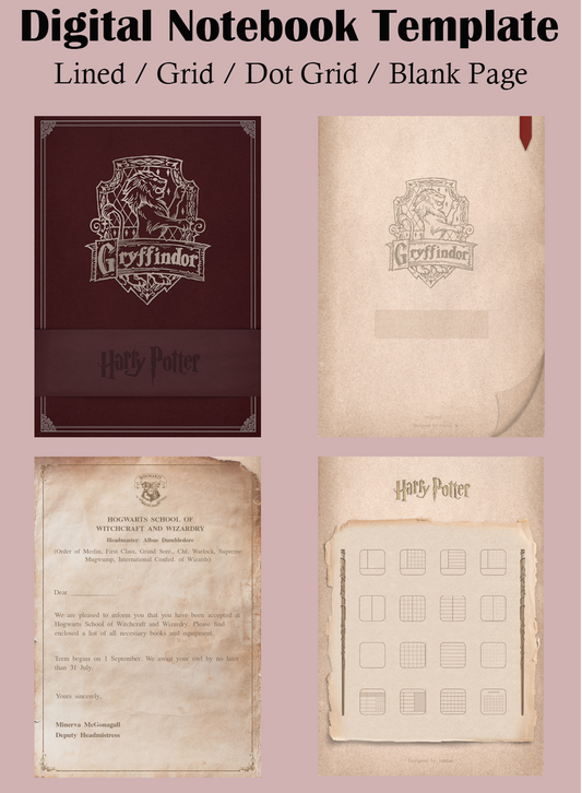 Gryffindor Digital Planner System: Harnessing Valor and Structure to Ignite Productive Excellence