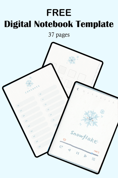 Nature Digital Notebook Template