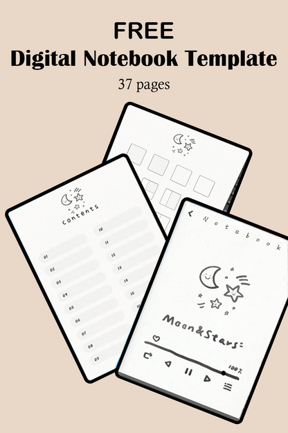 Nature Digital Notebook Template
